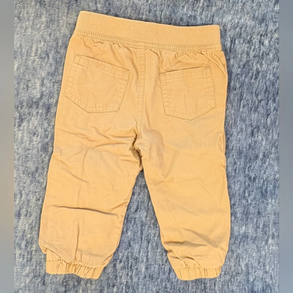 12M Navy and Tan Kids Bottoms Set